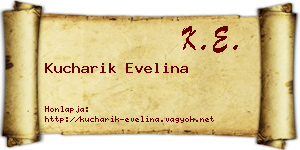 Kucharik Evelina névjegykártya
